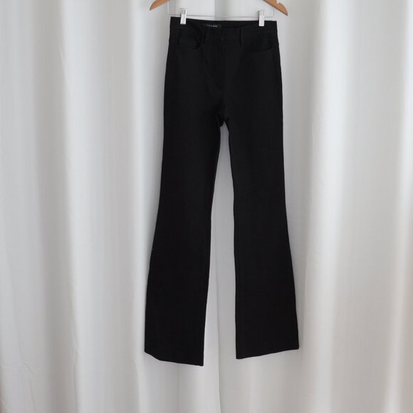 NWOT Judith and Charles High Rise Flare Black Jeans Pants Sz 0 - Picture 2 of 8